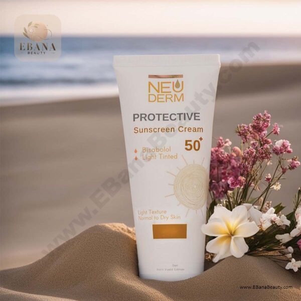 کرم ضد آفتاب رنگی نئودرم مدل Protective با SPF50 مناسب پوست نرمال و خشک.۳