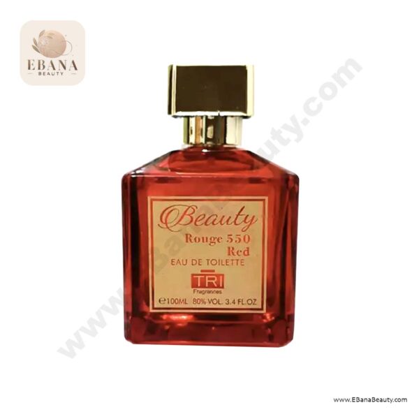 ادو تویلت زنانه و مردانه TRI مدل Rouge 500 Red حجم 100 میلی‌لیتر – رایحه‌ای گرم، شیرین و چوبی.۱
