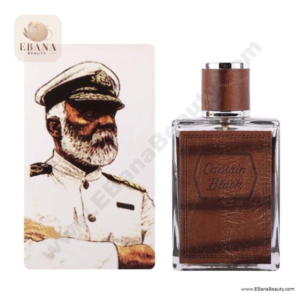 ادکلن کاپیتان بلک Captain Black 100 میل اماراتی با رایحه گرم و چوبی
