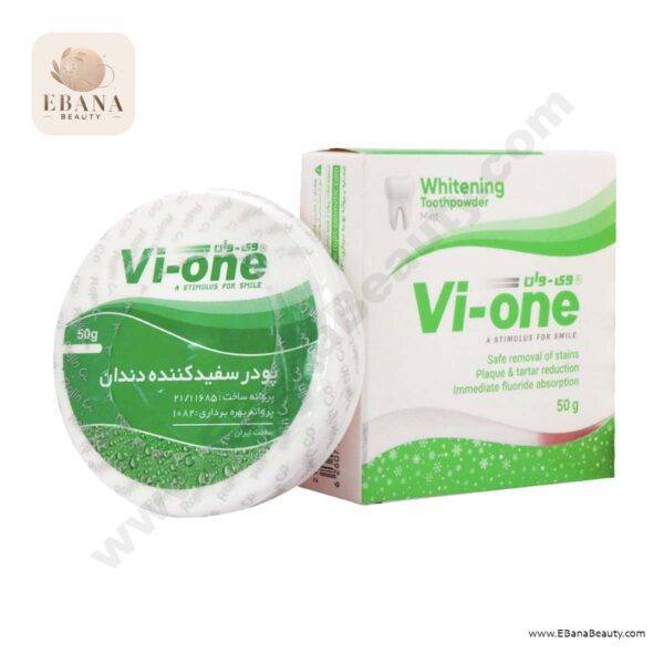پودر سفیدکننده دندان وی وان مدل Mint وزن 50 گرم.۲