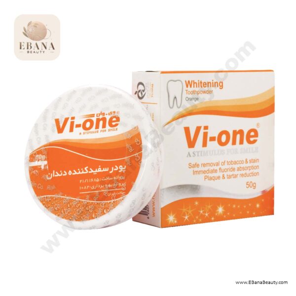 پودر سفیدکننده دندان وی وان مدل Orange وزن 50 گرم.۲